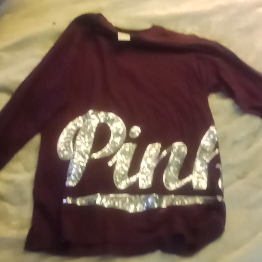 Pink by Victoria Secret long sleeve tee